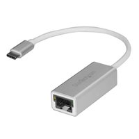 StarTech.com USB-C转千兆以太网适配器 铝制外壳 雷电3兼容 5Gbps高速传输 免驱即插即用 笔记本台式机通用网络转换器