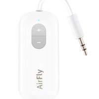 twelve south AirFly SE | 蓝牙无线发射器/适配器适用于 AirPods / 无线或降噪耳机;适用于飞机和健身设备,20 小时以上电池寿命