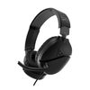 Turtle Beach 多平台游戏耳机 40mm扬声器 轻量级 翻转静音麦克风 黑色 PS5XboxSwitchPC通用