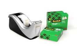 SCOTCH 透明胶带底座 包括 1 卷 Scotch Magic 胶带 Scotch C60-ST4 Schwarz / Silber