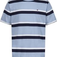 TOMMY HILFIGER 男童条纹圆领短袖T恤