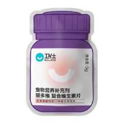 卫仕猫用复合维生素片猫多维10片美毛防脱强壮骨骼猫咪维生素