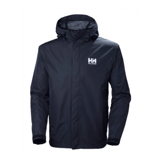 HELLY HANSEN 男式 滑雪夹克 Seven J 快干内衬 可调节帽子 可调节袖口 下摆收紧绳 596 Navy 尺码Medium