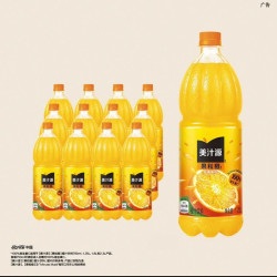 美汁源 果粒橙橙汁饮料1.25L×12