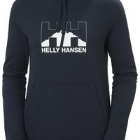 Helly Hansen 女士标准北部图案套头连帽衫,599 *蓝,M 码