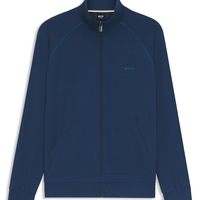 BOSS 男士家居服夹克, 开放蓝色