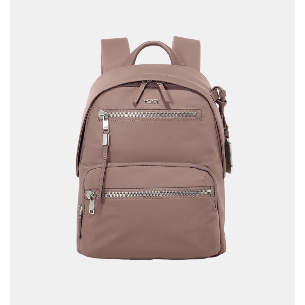 TUMI Voyageur系列 女士轻质尼龙双肩背包电脑包 浅淡紫 0196603LTM
