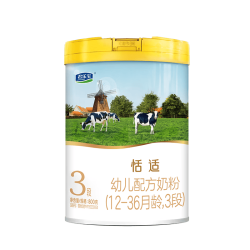 君乐宝 恬适小分子蛋白 3段幼儿配方奶粉 800g