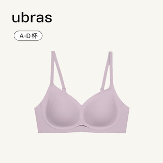 Ubras 镂空环抱软支撑文胸 兰花烟色 XL/85C-85D