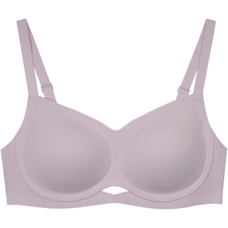 Ubras 镂空环抱软支撑文胸 兰花烟色 XL/85C-85D