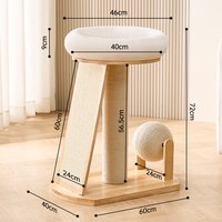 京喜 实木猫爬架家用剑麻猫抓板猫窝一体不占地猫咪玩具太空舱大猫多层
