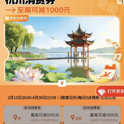 9折/95折杭州消费券