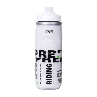 EVR 骑行水壶 挤压式出水 黑白色 620ml