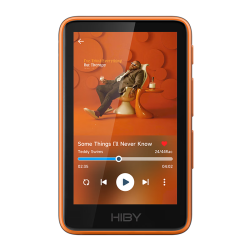 海贝音乐 HiBy R1 海贝纯音音乐播放器便携蓝牙无损MP3硬解DSD随声听CS43131标准版 橙色