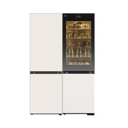 LG 693L自由组合式冰箱电脑温控风冷无霜LCD显示屏全景透视窗轻巧即现可变色智能变频压缩机一级能效