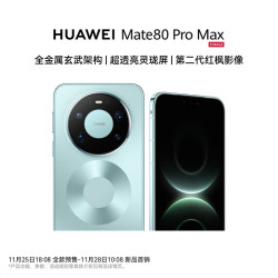 华为 Mate 80 Pro Max 手机 16GB+1TB 极光青