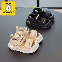 百亿补贴：BOBDOG HOUSE 巴布豆童鞋男童鞋子2026夏季新款儿童凉鞋软底包头防滑女童沙滩鞋