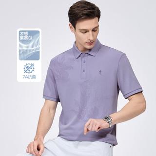 与狼共舞 冰润天丝抗菌男士POLO衫