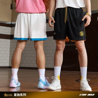 VEIDOORN 星驰  运动短裤男夏季美式篮球裤跑步透气青少年休闲梭织四分裤