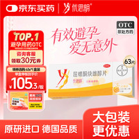 优思明 屈螺酮炔雌醇片  63片*1盒