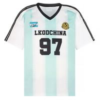 LKOD 刺绣足球图案 宽松透气 短袖T恤