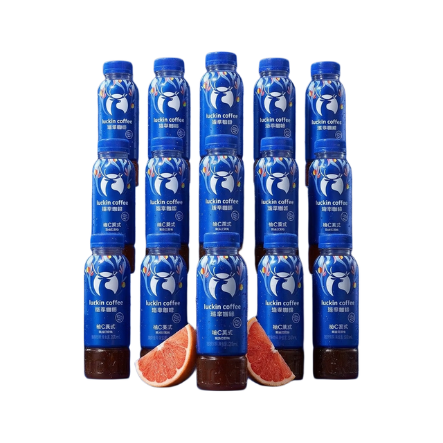 临期品：瑞幸咖啡 瑞幸柚C美式咖啡饮料300ml*15瓶装即饮便携燃脂整箱