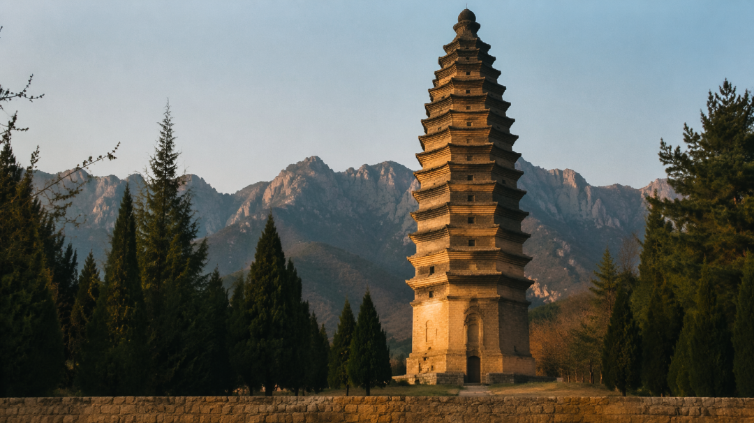 第14篇:嵩岳寺塔,它有4个世界标签,是中国古塔进化史上的一个"孤点",全世界最孤独的十二边形