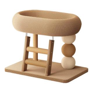 宠特伯雷 剑麻双层猫爬架58cm