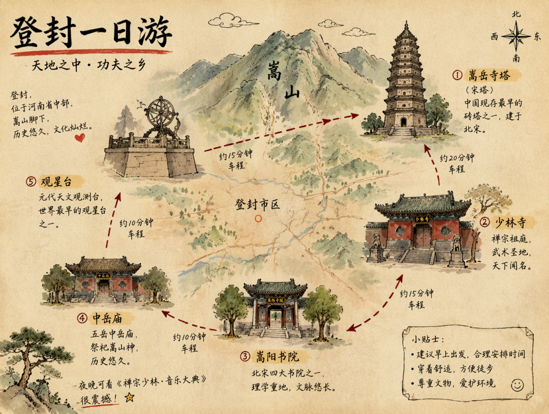 第14篇:嵩岳寺塔,它有4个世界标签,是中国古塔进化史上的一个"孤点",全世界最孤独的十二边形