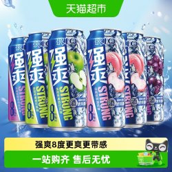 锐澳 洋酒 预调 鸡尾酒 果酒 8度 强爽系列 500ml*6罐（5种口味）