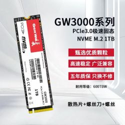 长城 M2 1TB固态硬盘PCIE3.0 NVMe协议台式笔记本电脑通用ssd高速