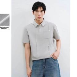 太平鸟 翻领 男士POLO衫