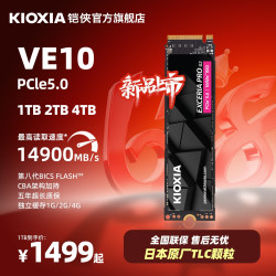 铠侠 VE10固态硬盘2t 1t m.2 nvme pcie5.0台式机笔记本电脑m2 SSD