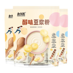 北大荒 豆浆醇味豆浆粉黄豆粉原味低甜冲饮营养早餐冲饮 480g*3包