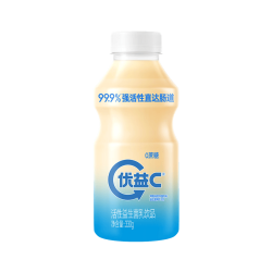 蒙牛 杨紫推荐 优益C活菌型乳酸菌饮品 0蔗糖330g*5+青提330ml*5