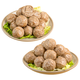 潮兴记 源选牛肉丸牛筋丸双拼500g*4包共4斤 肉含量90%潮汕手打火锅食材