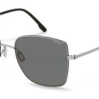 Rodenstock 女式 R1446 太阳镜(1 件装), 灰色、黑色