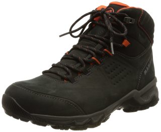 Mammut 猛犸象 男式 Herren Mercury Iv Mid GTX 徒步旅行登山鞋,Black Hot Red,42 2/3 EU