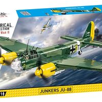 COBI 二战容克斯JU-88飞机拼装积木 1160块塑料颗粒 11岁以上益智玩具
