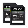 PNY 128GB SDXC存储卡 Class10 U3 V30 2张装