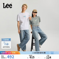 Lee 春夏新品 男女同款 Barrel弯刀牛仔裤 L