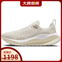 NIKE 跑步鞋女REACTX INFINITY 4春夏运动鞋DR2670-005米白36.5