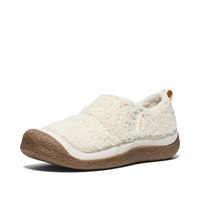 Keen 女士休闲拖鞋 舒适耐用 超柔软摇粒绒内衬 记忆泡沫鞋垫 足弓支撑 橡胶外底桦木咖喱 7 US