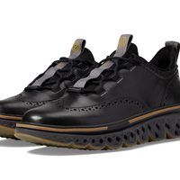 Cole Haan 男士牛津鞋 商务正装皮鞋 柔韧舒适 易穿脱设计 黑色路面风暴云 9 Wide