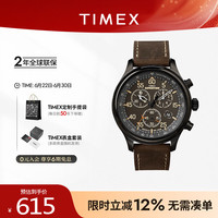 TIMEX 手表男士 远征欧美表夜光户外运动三眼石英腕表