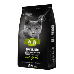 鼎鑫 猫粮通用型10斤大袋成猫幼猫田园猫鱼肉天然营养流浪猫猫主粮5kg
