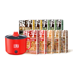饭乎 锅巴煲仔饭10盒  送饭锅方便速食拌饭香脆锅巴多肉自热米饭2.53kg