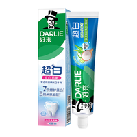 好来 双重薄荷 超白牙膏清新口气洁齿亮白牙渍含氟牙膏 40g*1支 *香味随机