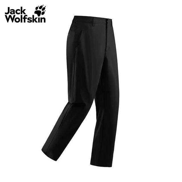 Jack Wolfskin UPF50+防晒速干软壳裤5522052 黑色 M