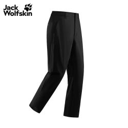 Jack Wolfskin UPF50+防晒速干软壳裤5522052 黑色 M